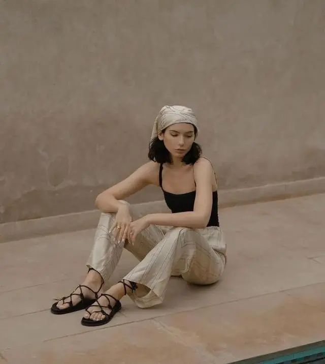 阔腿裤 慵懒和随性的结合