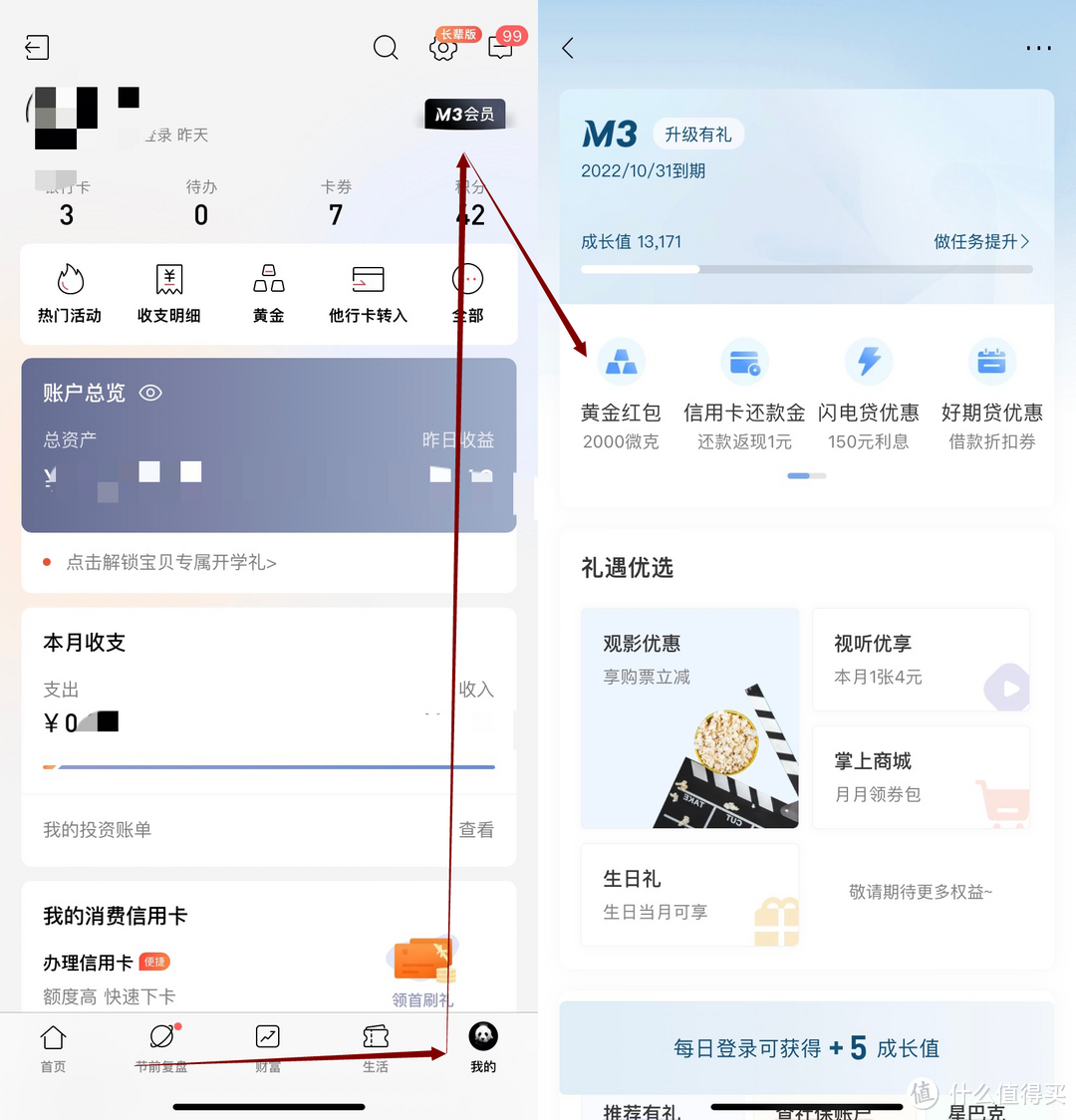 十月份中行招行权益汇总