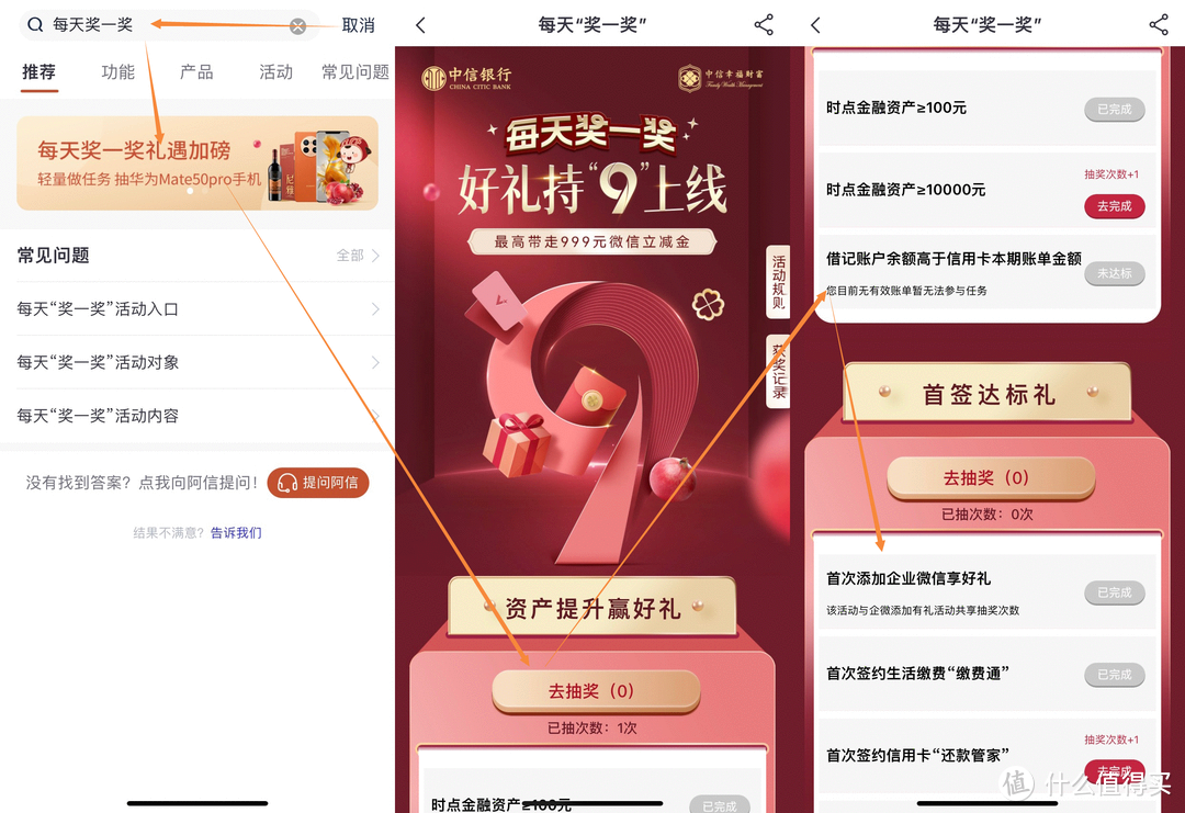 12月份中行招行中信广发权益合集