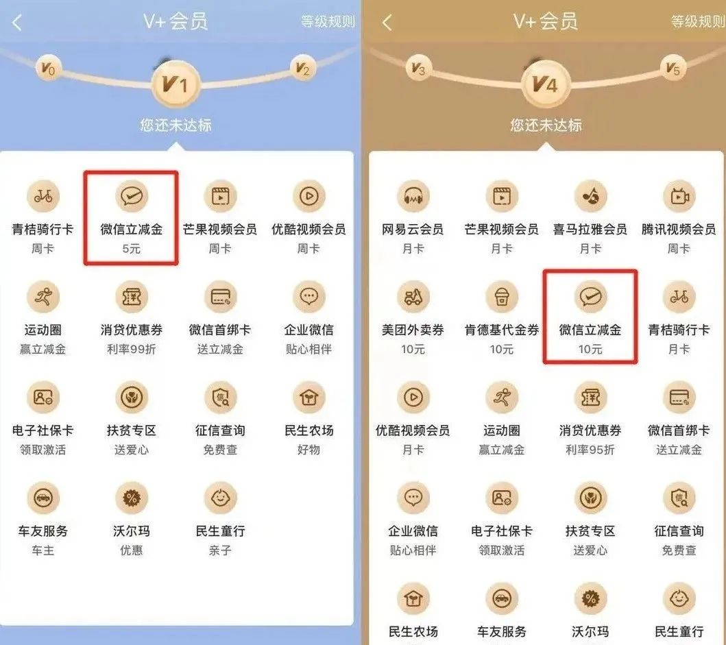 近期多个银行微信立减金活动汇总