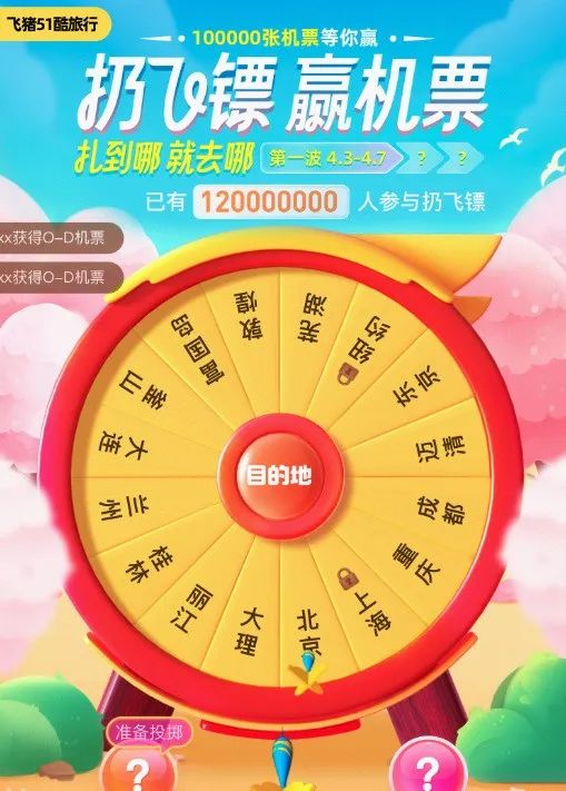飞猪46元飞全球，51劳动节可用