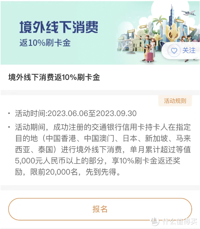 最新境外消费返现银行卡活动合集，最高10%