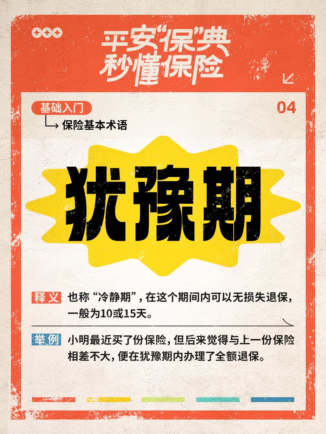 18个保险专业术语！