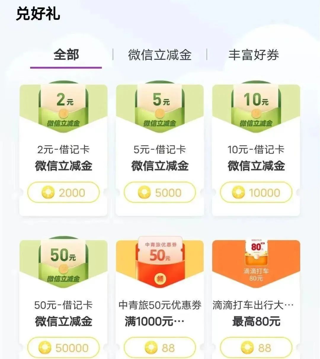 光大储蓄卡每月可兑100立减金
