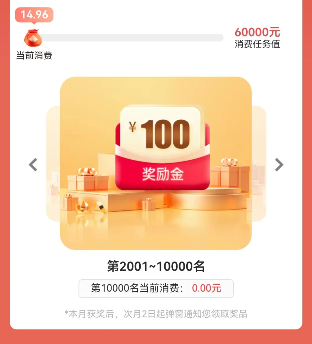 中信越刷-悦享活动1000元刷卡金（特邀）