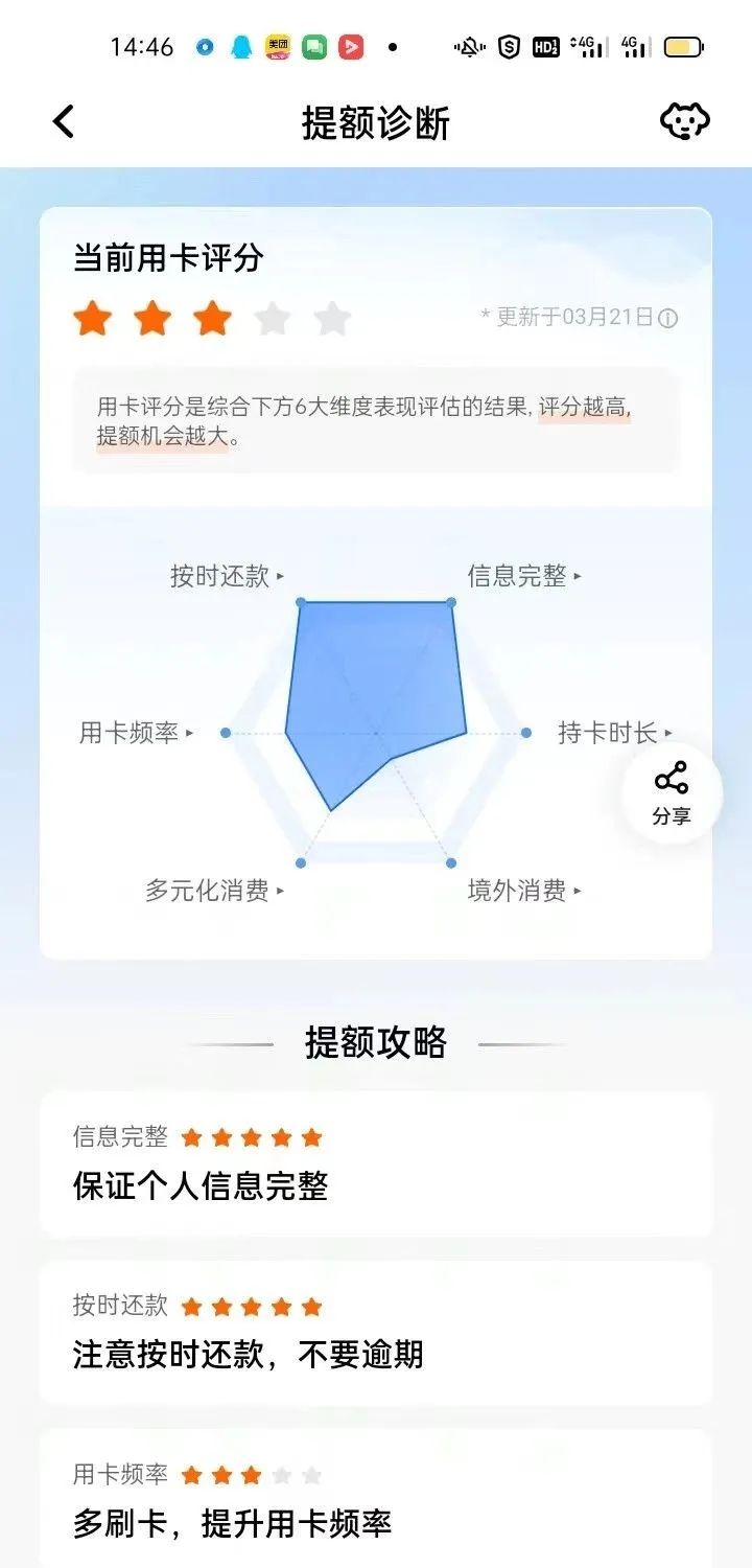 各银行信用卡提额攻略