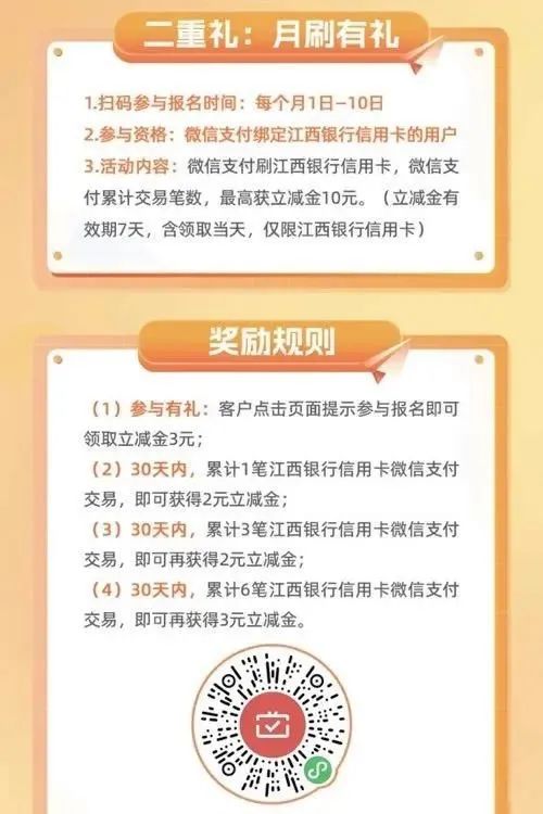 7月各银行微信月月刷合集