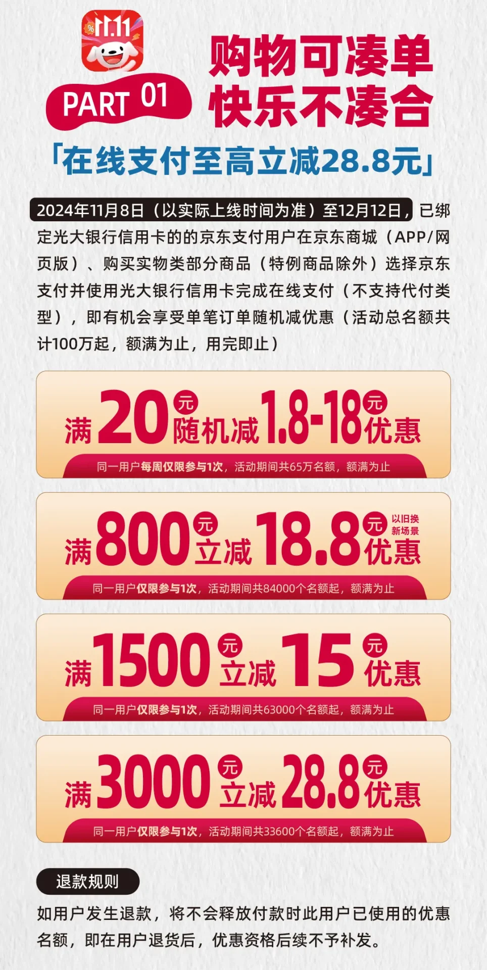 光大 抖音、京东、美团缴费88-11