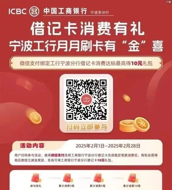 多个银行月月刷汇总！